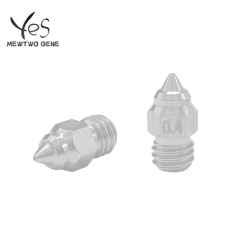 

10PCS Ender3 S1 CR6SE Hotend Nozzle Stainless Steel 3D Printer Parts Hot End Components MK8 CR10 Ender3 Nozzle for 1.75mm