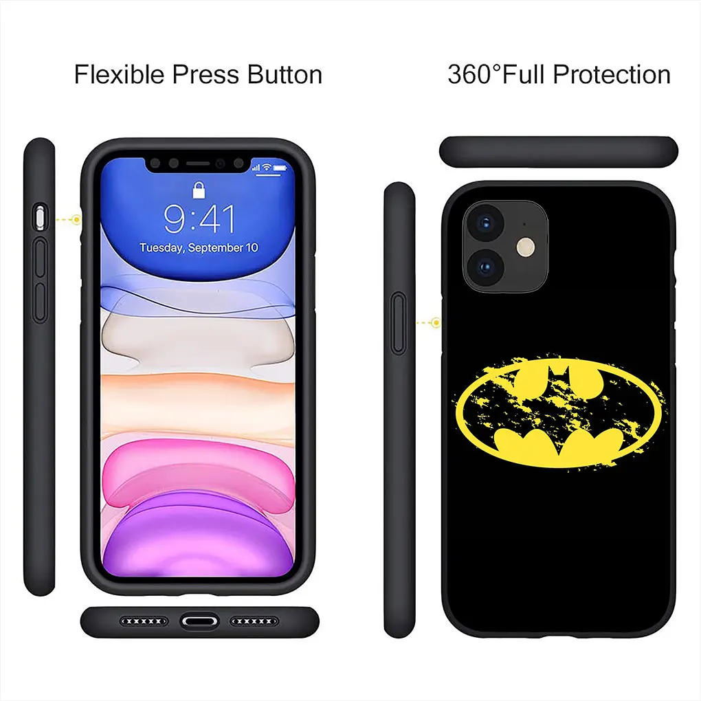 Мягкий чехол для Apple iPhone 15 14 13 12 Mini 11 Pro X XR XS Max 7 8 Plus +