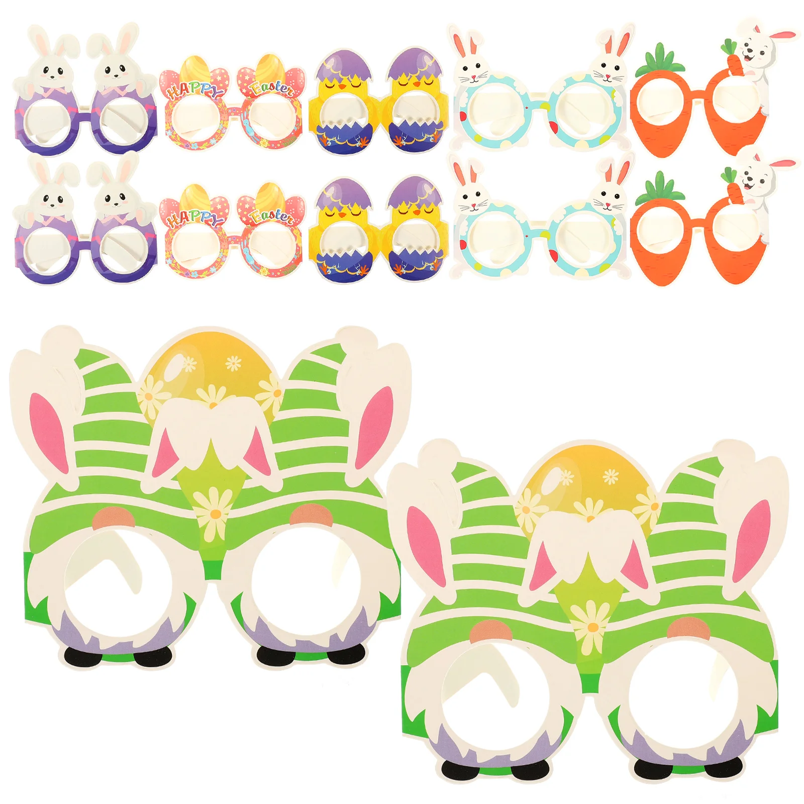 

Easter Glasses Party Kids Bunny Eyeglasses Eyewear Novelty Frame Ears Props Photo Chick Paper Supplies Fake Costume Eyewears Egg
