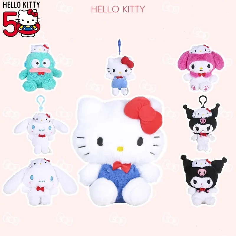 Плюшевая Кукла Hello Kitty Hangyodon Издание К 50-летию С Cinnamoroll My Melody Kuromi — Мягкая Игрушка
