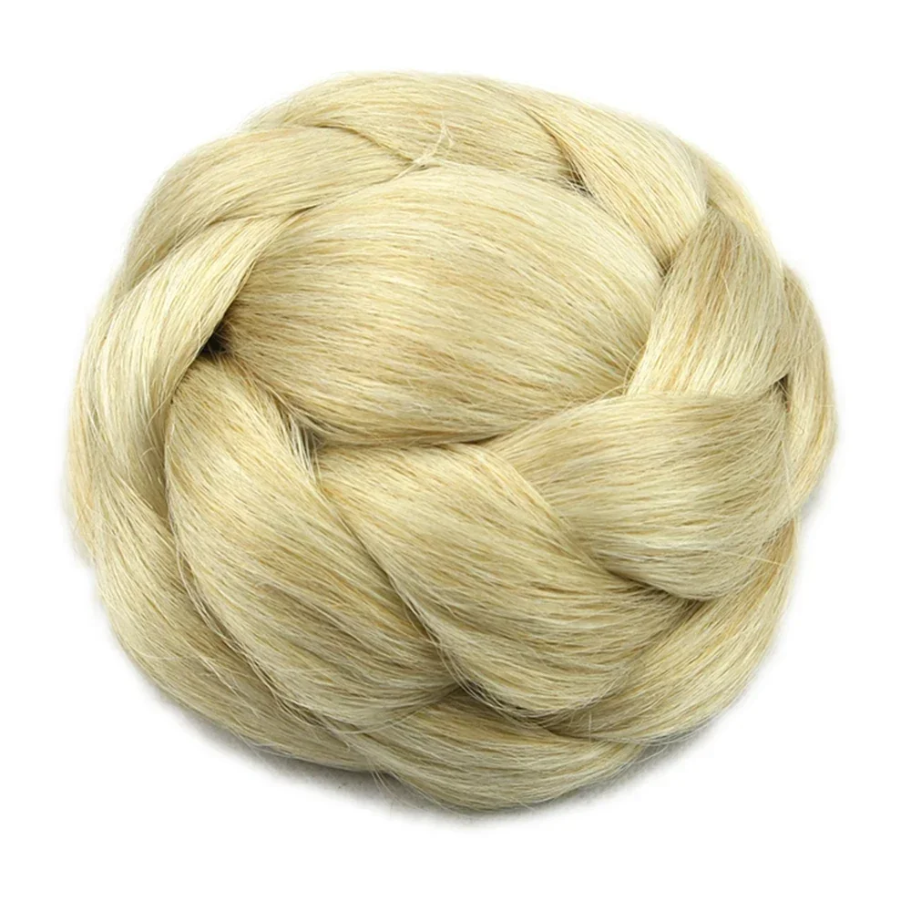 Высокотемпературные синтетические волосы аксессуары Плетеный шиньон пучок