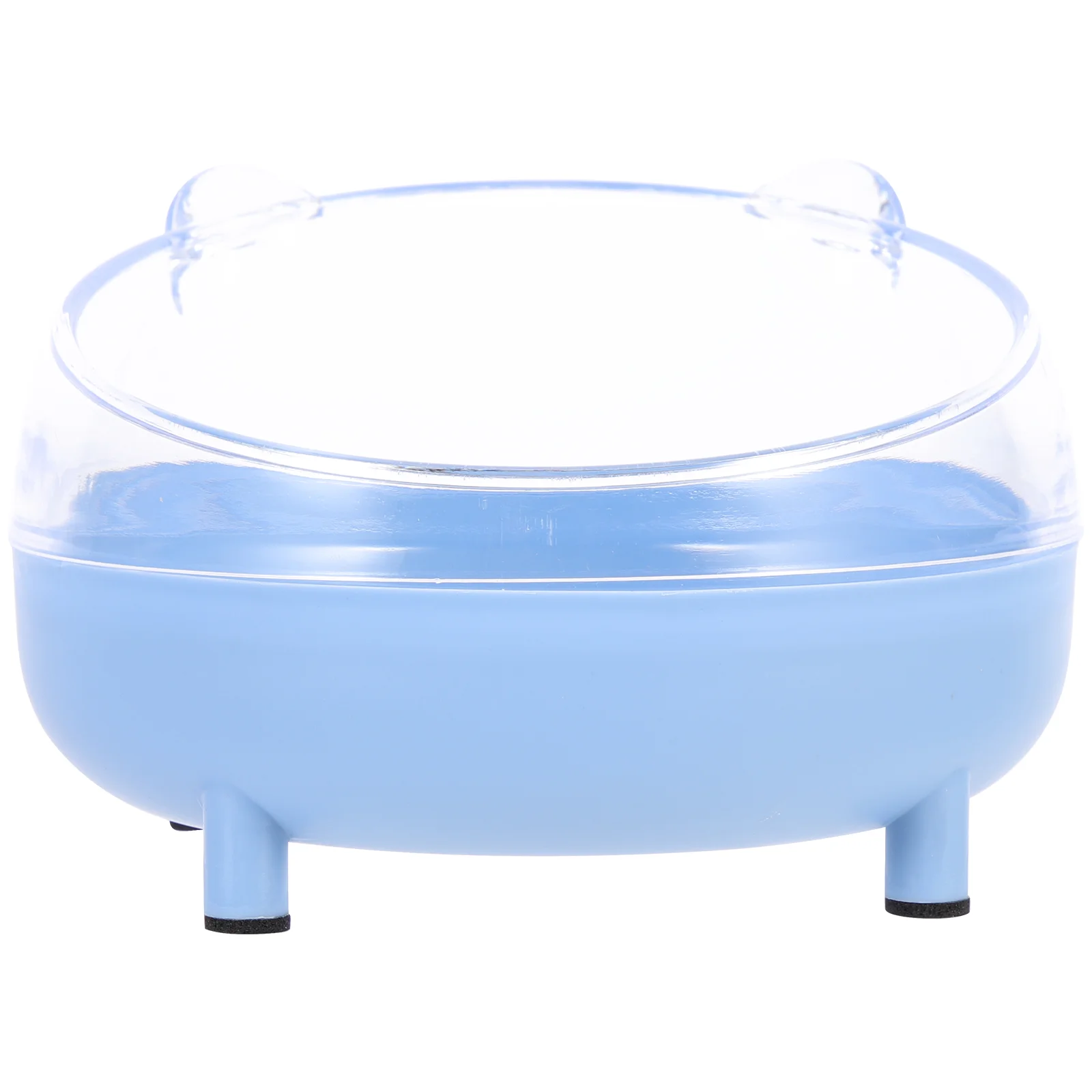 

Hamster Bathtub Bath Sand Box Bathroom Chinchilla Cage Daily Use Reusable Compact Delicate Household Resistant Wear Clear Toilet