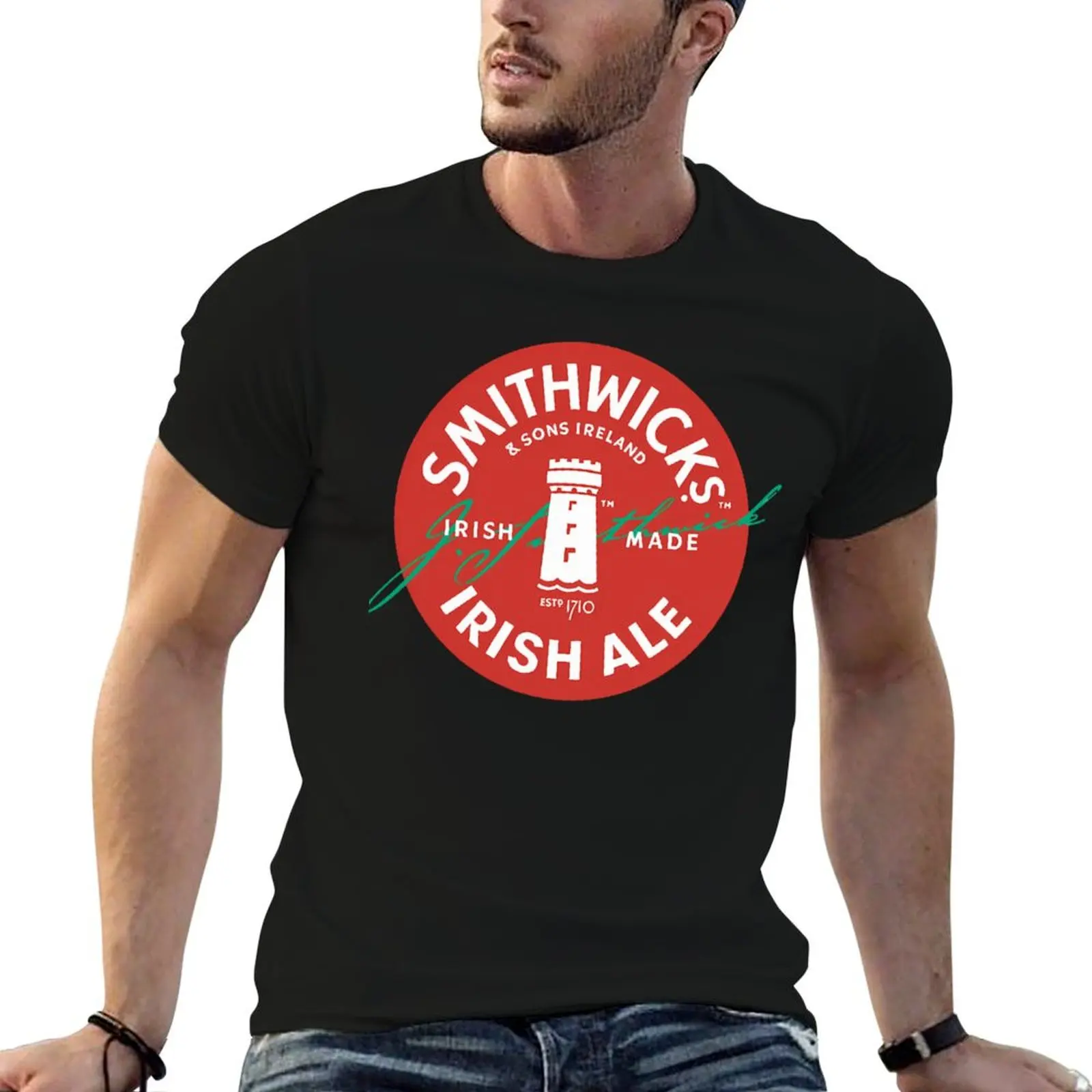 Фото Футболка Smithwicks Irish Ale с короткими рукавами, устойчивая к сминанию №1