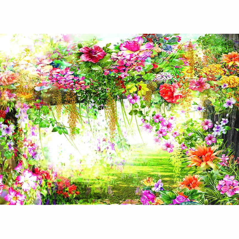 SHUOZHIKE Valentine's Day Rose Flower Photography Background Birthday Wedding Child Portrait Photo Backdrop Studio 210314RAI-02