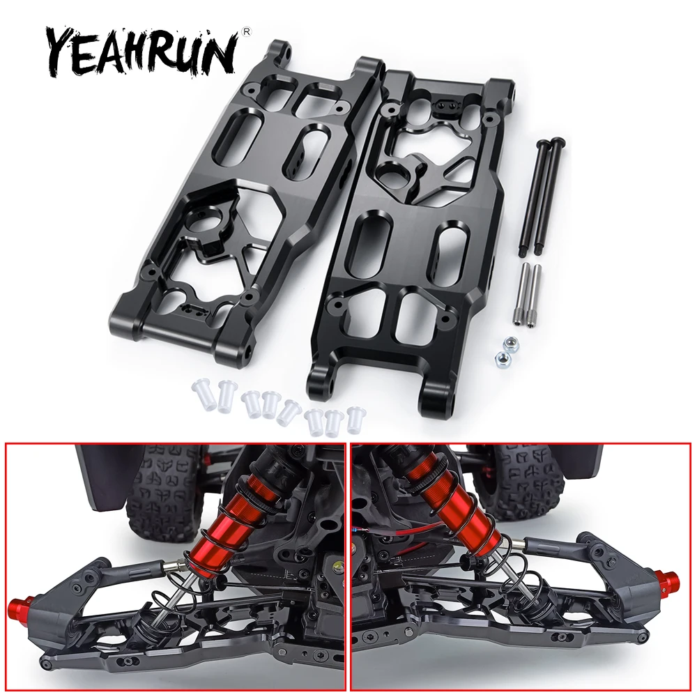 

Задние нижние подвесные рычаги YEAHRUN из алюминиевого сплава, крепление для KRATON 8S 1/5, обновленные детали для модели радиоуправляемого автомобиля, грузовика