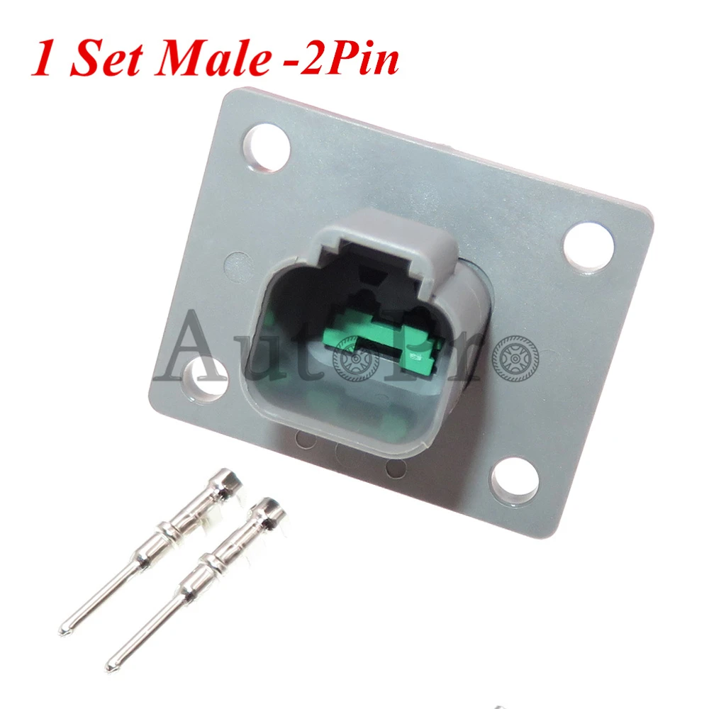 1 Set 2/3/4/6/8/12 Hole DT04-3P-L012 Auto Waterproof Male Female Butt Plugs DT06-2S Car Electrical Connector with Board Socket images - 6