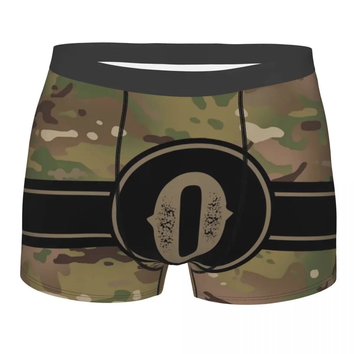 

Мужские камуфляжные трусы-боксеры в стиле «милитари»