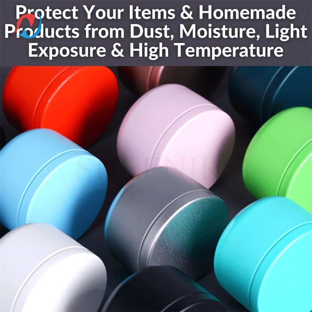 Sheenirs 100 шт. 50 мл фотокруглый контейнер для свечей косметические банки горшок