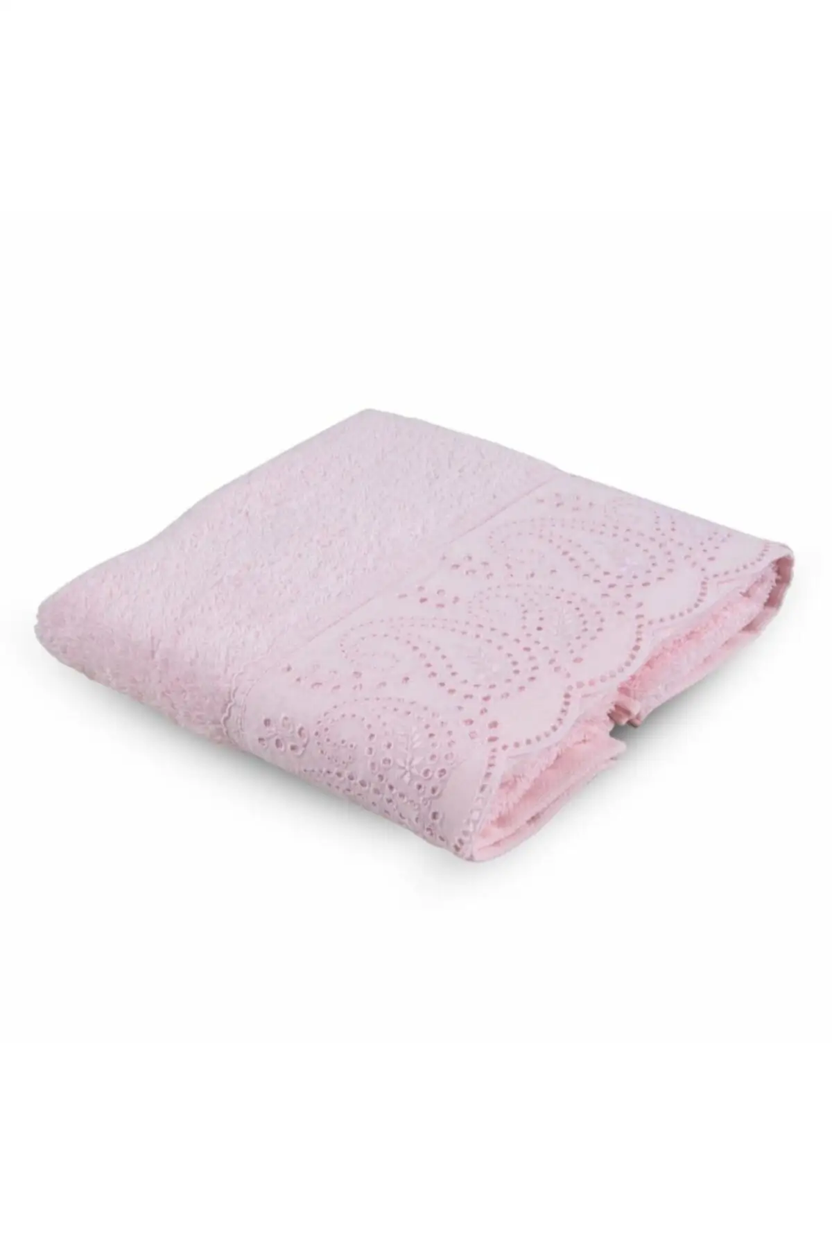 

Полотенце для рук и лица Tenda розовое из хлопка 2'li, 50x90