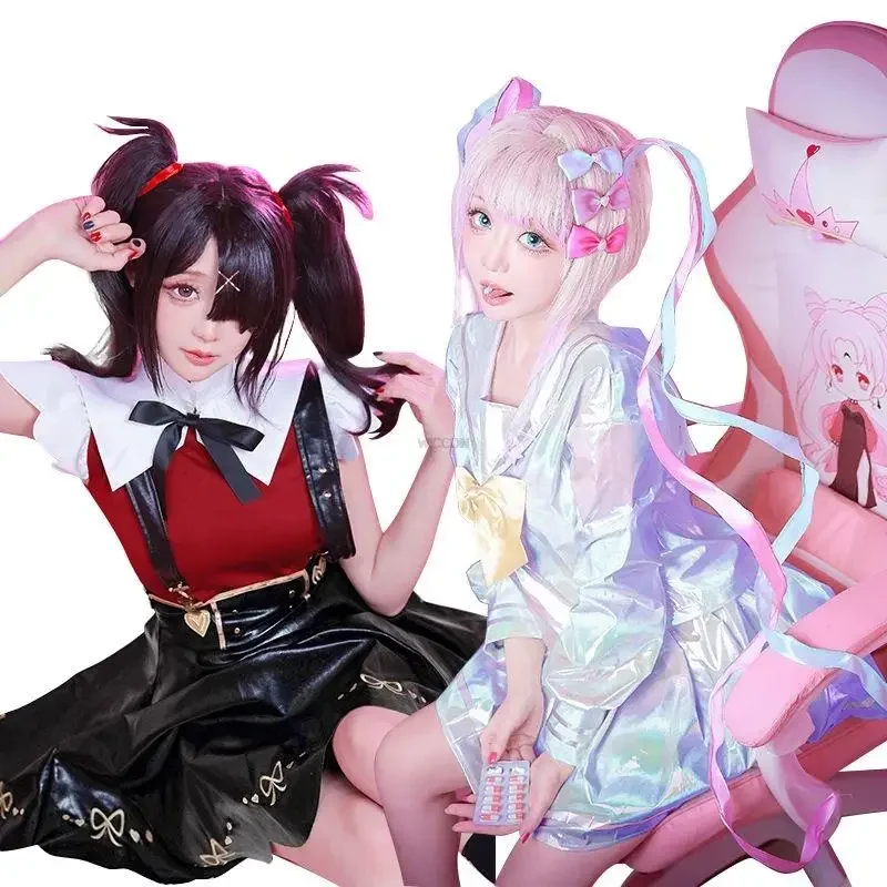 Парик для косплея NEEDY GIRL OVERDOSE KAngel женский парик 120 см головные уборы длинные