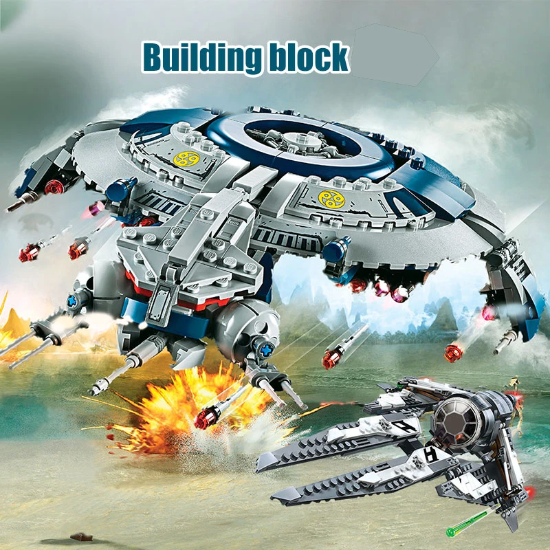 

Building Blocks with Figures DIY Bricks Toys for Children 399PCS Forces Armored Adventures Battle Droid Gunship Star Toys