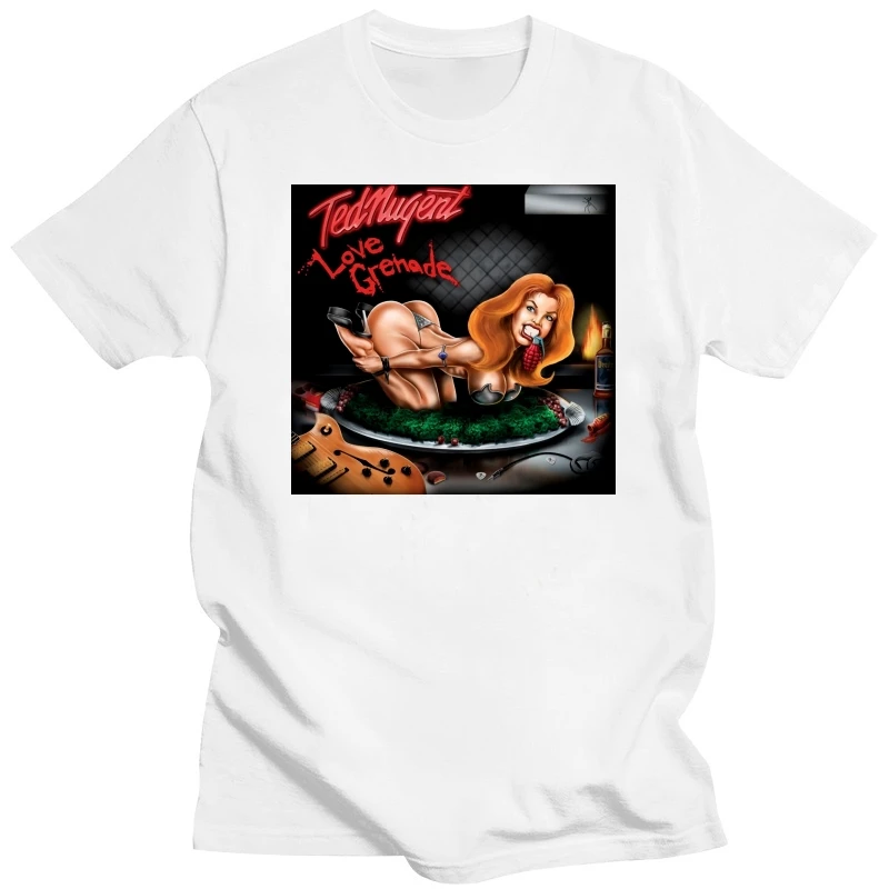 

New Summer Mens Fashion Streetwear Tshirt Men t shirt American Singer Ted Nugent Tour T-shirt