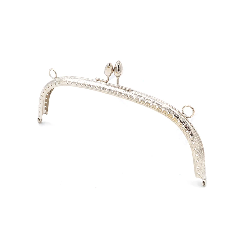 10pcs 20.5cm Metal Clasps Lock Bag Purses Frame Handle for DIY Made Sewing Clutch Handbag Clasp Bag Hardware Accessories