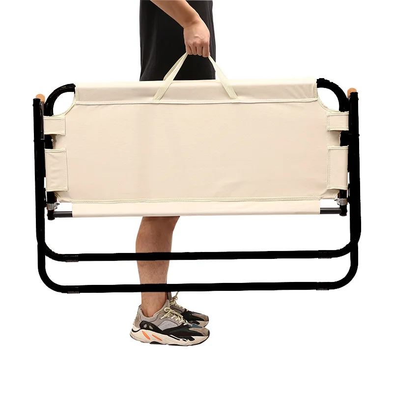 Портативное уличное двойное складное кресло со спинкой с железной трубкой |