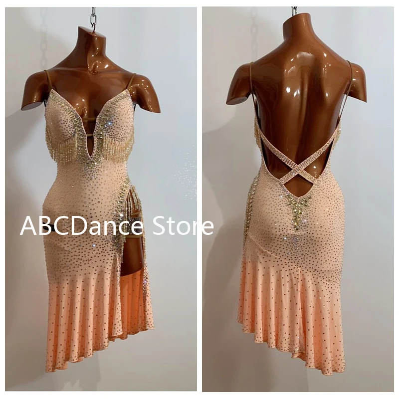 Женское платье для латиноамериканских танцев танцевальное и британских