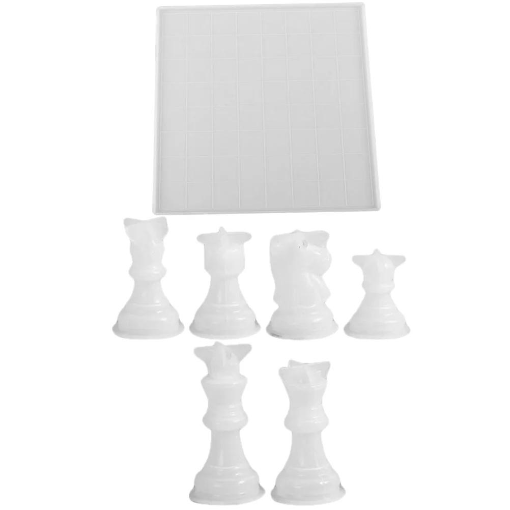 

Chess Mold Silicone Mould Craft Molds Casting Handicraft Portable DIY Shape Silica Gel Moulds