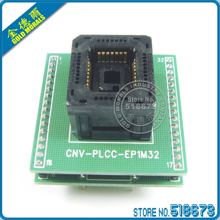 PLCC32 к DIP32 (Bounce) IC тестовый разъем адаптера |