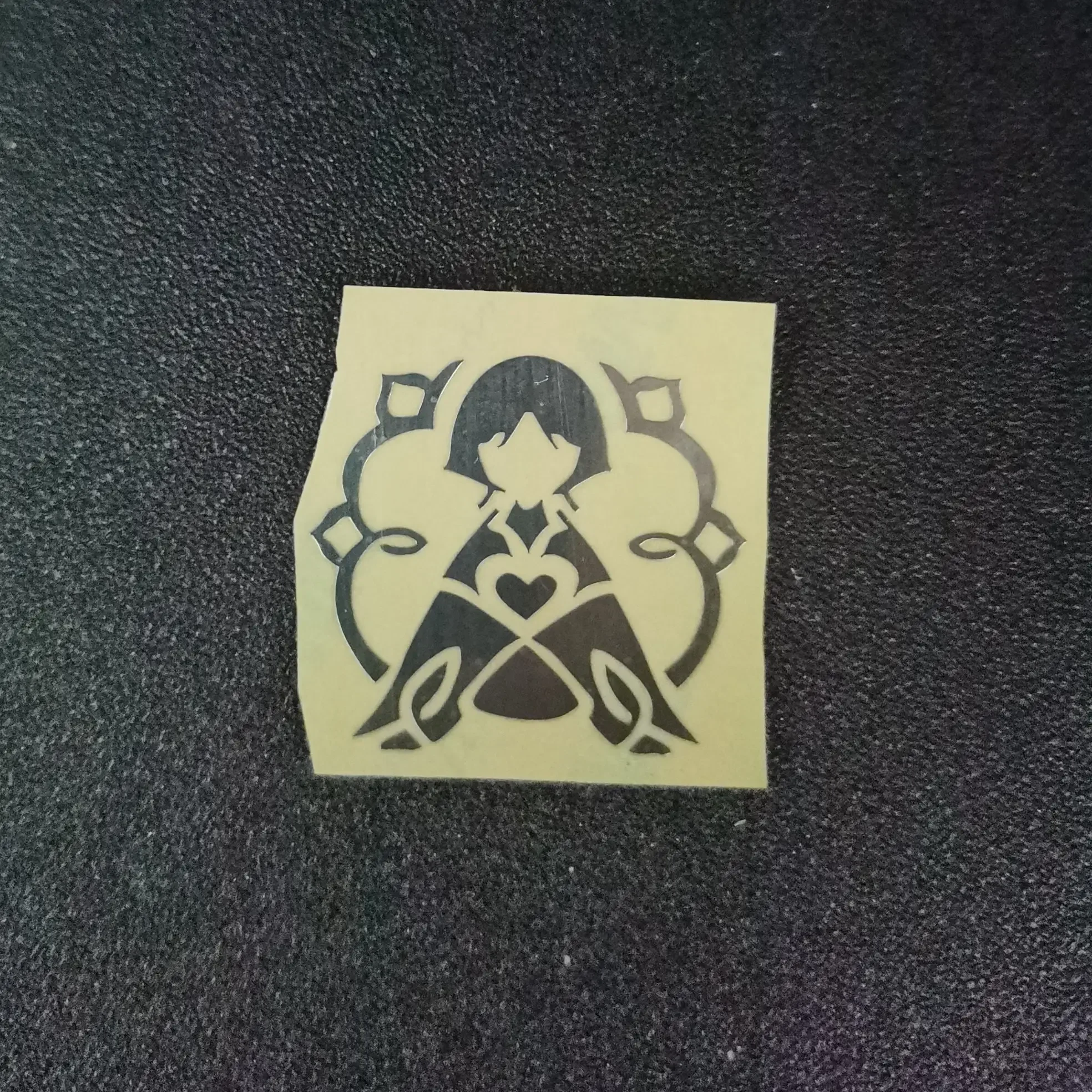 

Game Impact Scaramouche's Stella Fortuna наклейки 3D алюминиевый металлический эмблема автомобиля значок сплав хвост наклейка Декор для стайлинга телефона