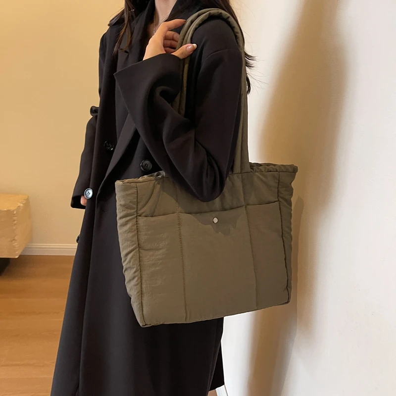 Простая повседневная Универсальная женская сумка для хранения на одно плечо