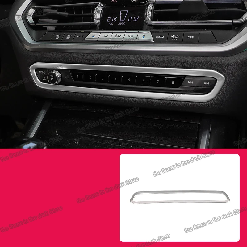 Лсртв2017 карбоновые волокна ABS регулировка звука мультимедиа автомобильных облицовок для Bmw 3 4 серии G20 G22 G23 G26 интерьерные аксессуары 2020 2021 годов.