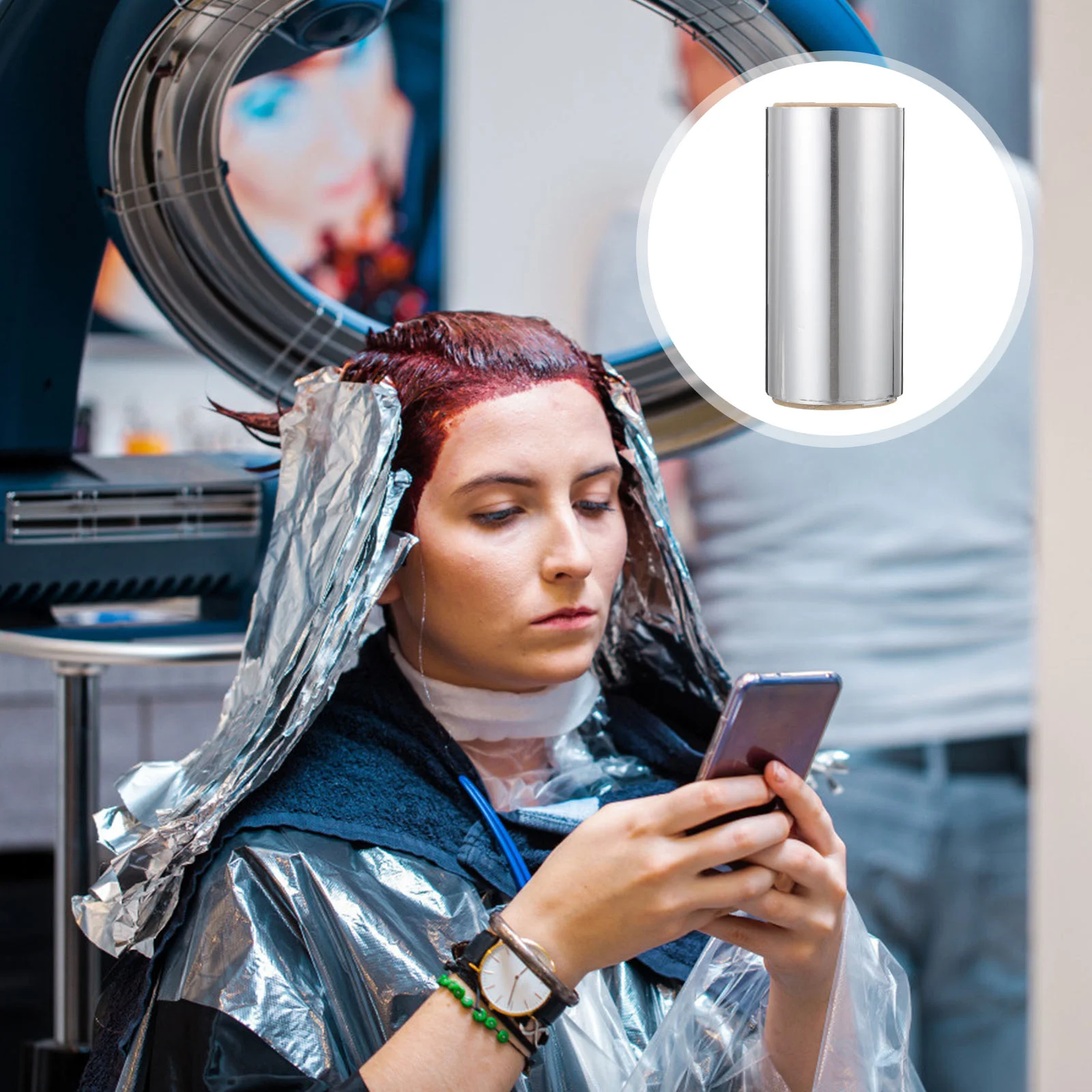 

3 Rolls Aluminum Foil Sheets for Nail Polish Hair Color Application Highlighting