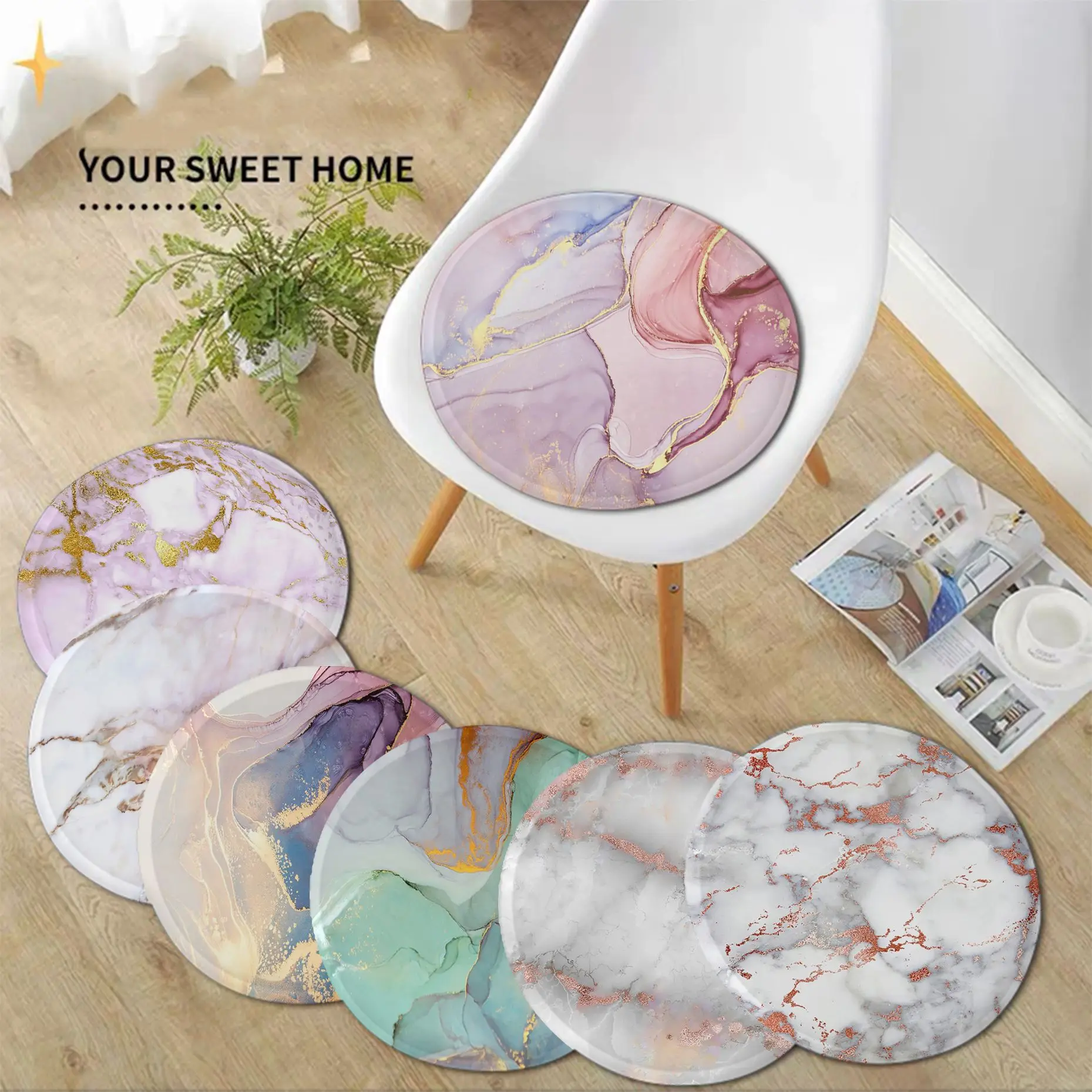 Seat Cushion Pads Sofa Seat 40x40cm Chair Cushions