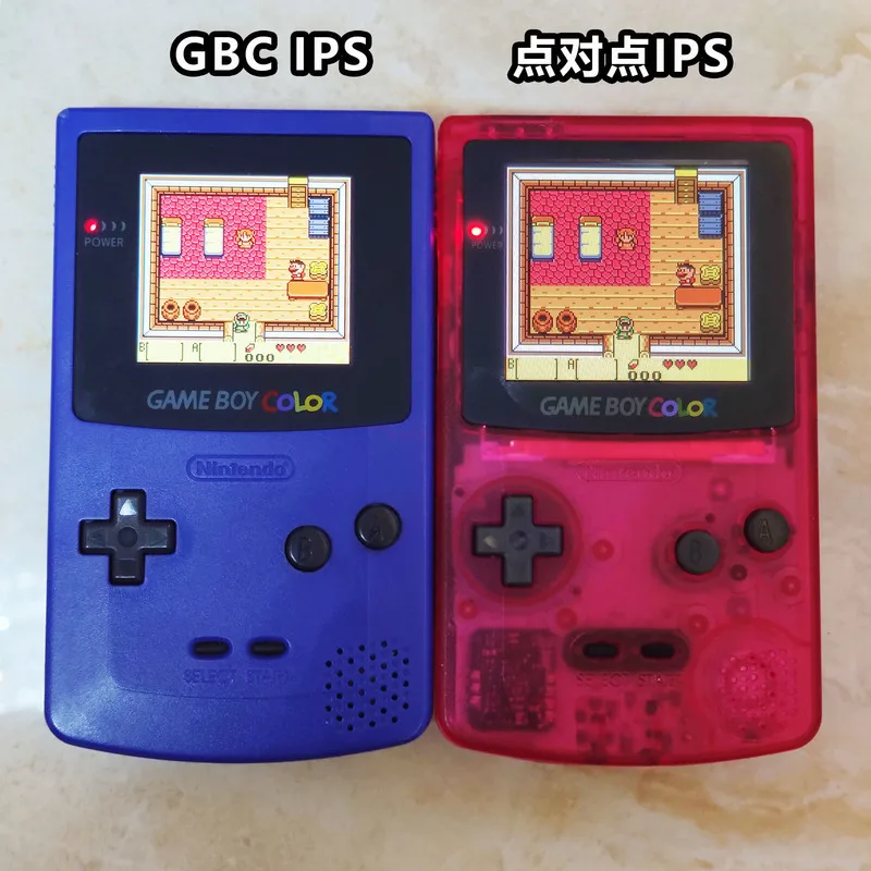 

Цветная портативная игровая консоль Gbc Gameboy с яркой коллекционной Ретро версией 2,6 дюйма, точка-точка, полная посадка