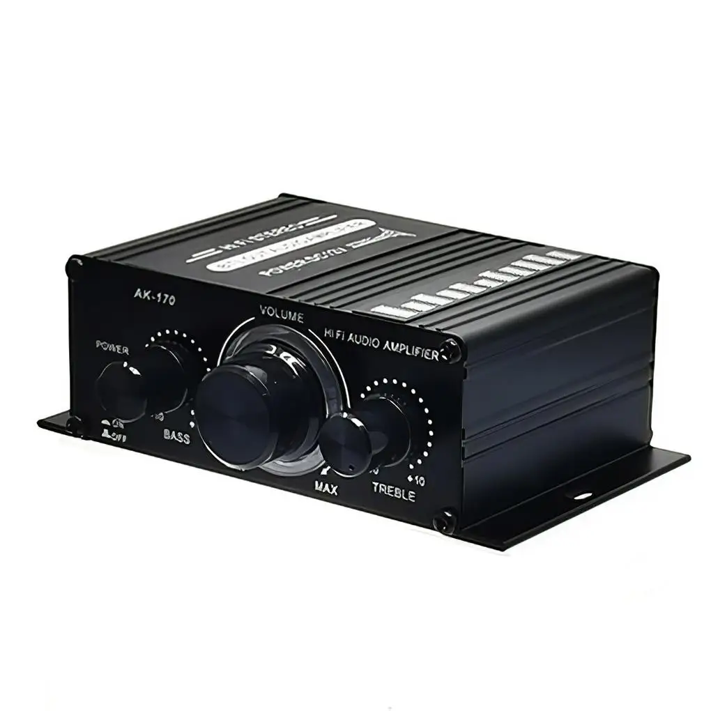 

Mini Sound Amplifier Stereo Adjustable Speaker Volume Control Equalizer