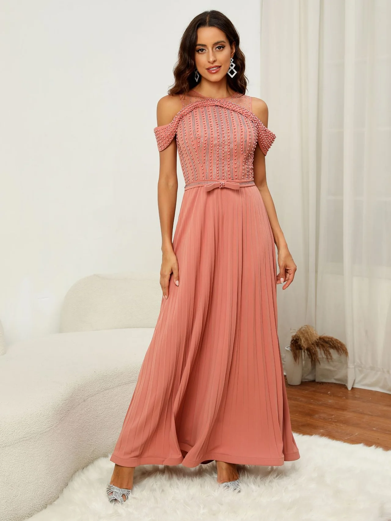 

Evening Dress Elegant Women Sleeveless Party Vestidos Saudi Arabia A Line 2023 Summer New Long Dresses Sexy Slim Bodycon Dress