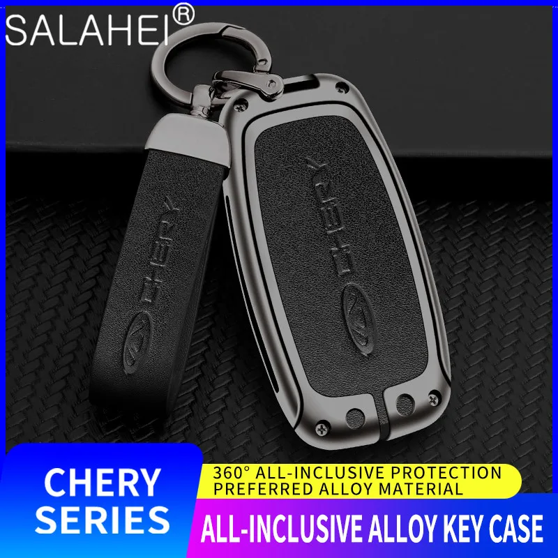 

Zinc Alloy Car Remote Key Fob Case Cover Holder Shell For Chery Tiggo 8 5 PLUS 8 7 Pro Arrizo 2021 Keyless Keychain Accessories
