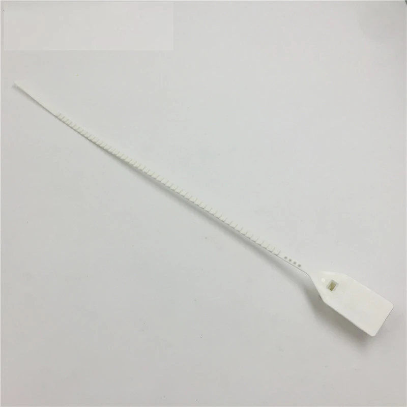 Coolstring 35cm PP Zip Tie Men Women Snaeker White Logo Decoration Disposable Plastic Seals Causal Shoes Accessories Buckle