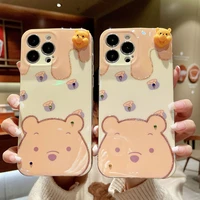 disney winnie the pooh phone case for iphone 11 12 13 mini pro xs max 8 7 plus x xr cover