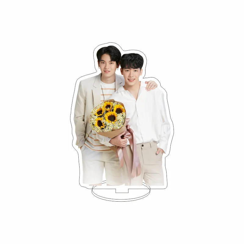 New Thailand Stars Drama En of Love Mechanics Vee Mark Yinwar Figure Acrylic Stand Model Plate Desk Decor Standing Gift |