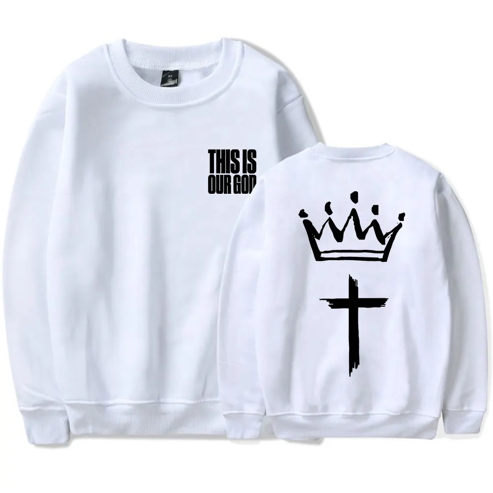 Толстовки с круглым вырезом от Фила викхэма наш Бог Модный пуловер длинным