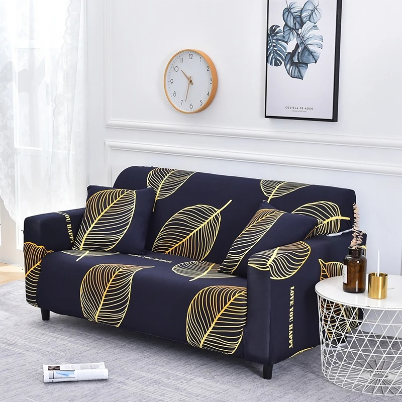 

Geometric Printing Sofa Cover Anti-dirty Protection Sofa Couch Cover Slipcovers for Living Room Home Decoration 1/2/3/4-seat