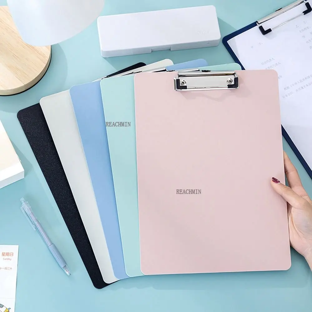 

Simple A4 Folder Board Bill Clipboard Memo Pad Clip Thicken Notebook File Writing Clamps Paper Holder Office School Supplies
