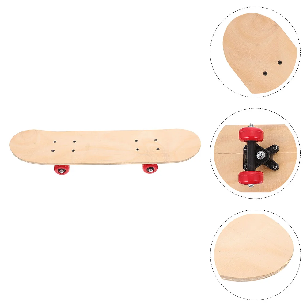 

Skateboard Longboard Kids Cruiser Blank Skateboards Double Diy Complete Concave Penny Boards Maple Kick Standard Board Mini