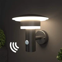 outdoor led wall lamp outdoor light with motion sensor and switch twilight steel stainless with pir sensor a class energy