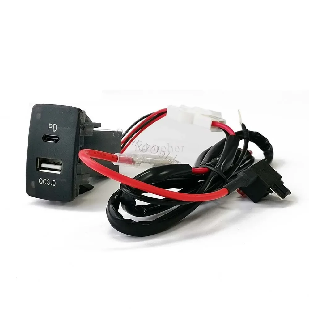 Автомобильное быстрое зарядное устройство с двумя USB-портами 12 В адаптер питания