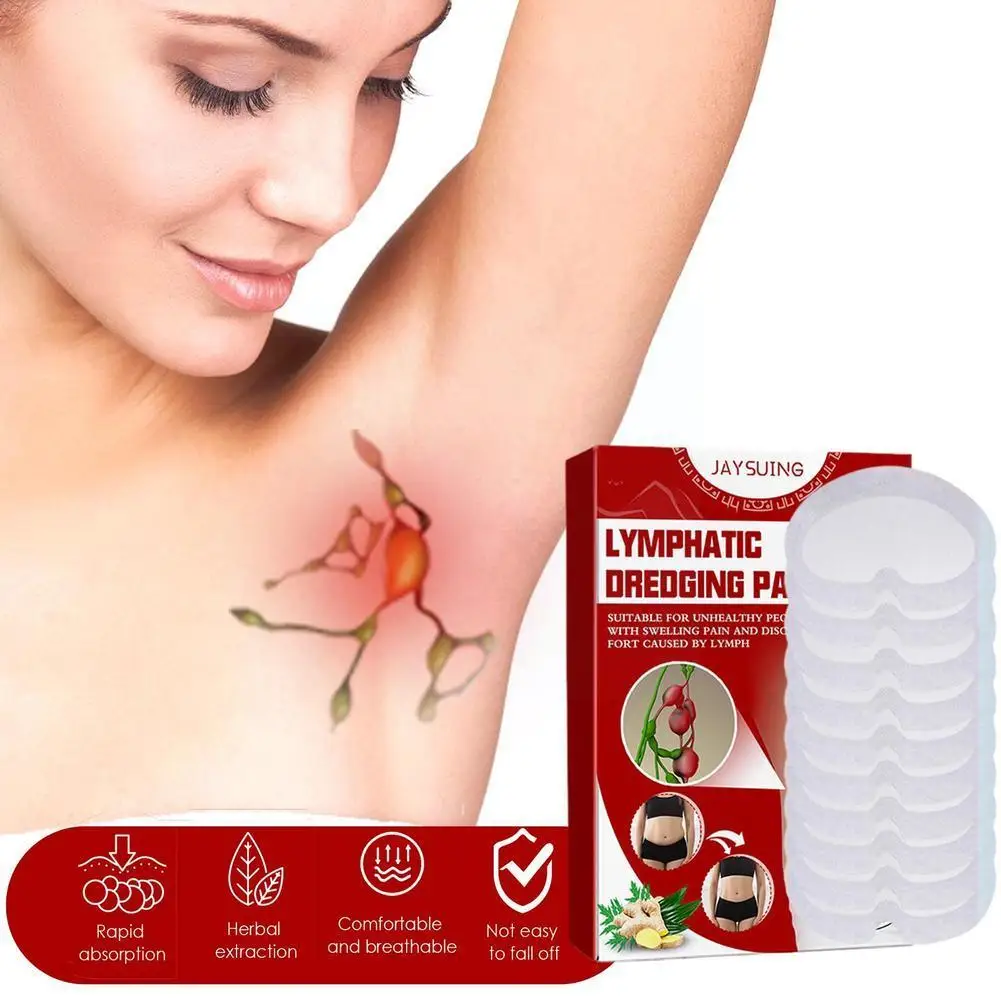 

Neck Lymphatic Detoxification Sticker Lymph Nodes Patch Anti-Swelling Plaster Sticker Detox Drainage Breast Lymphatic Lymph Y8J9