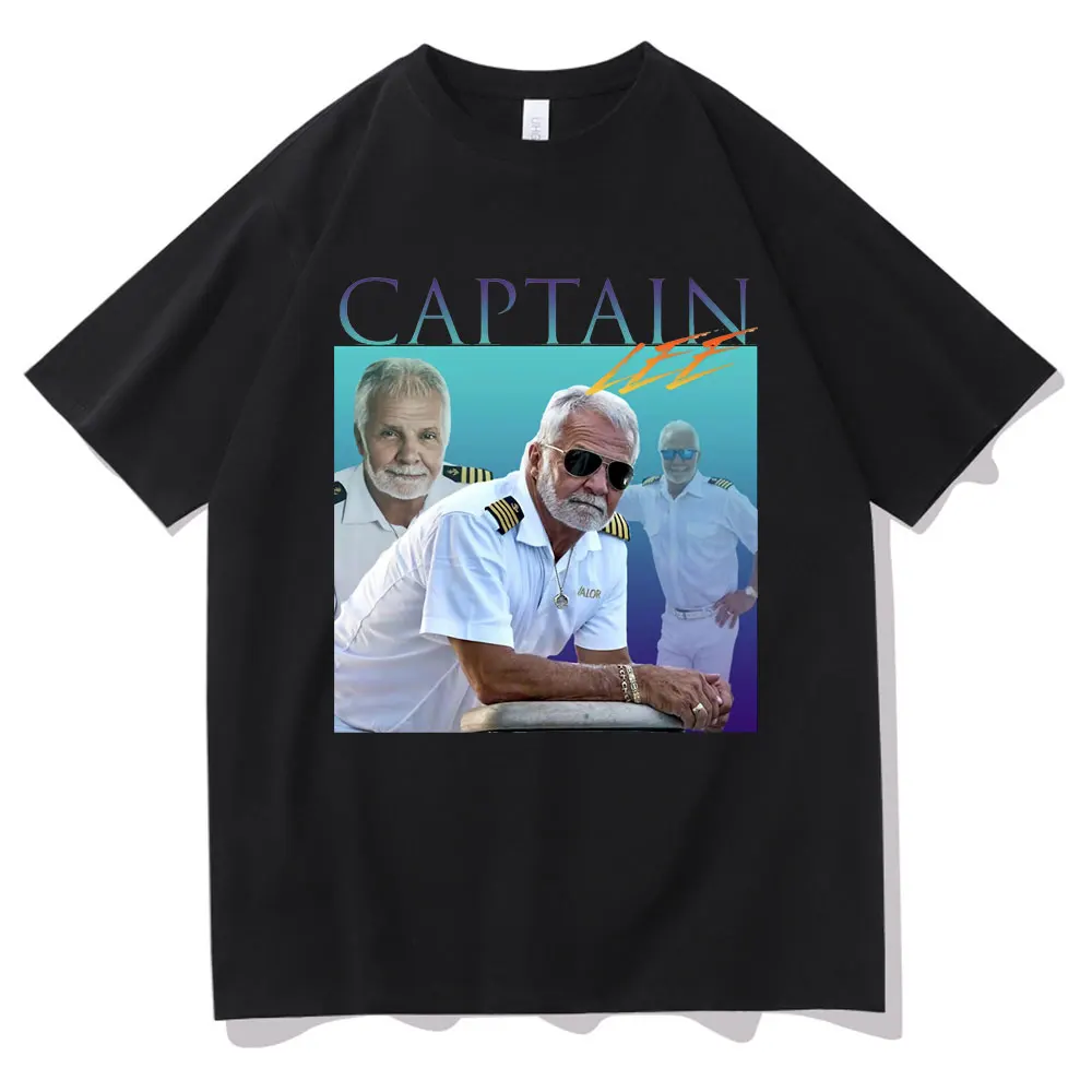 

Captain Lee Retro Inspired T-shirts Funny Man Oversized T Shirt Men Women Fashion Casual Hip Hop Tshirt Men's Vintage Tops Tees