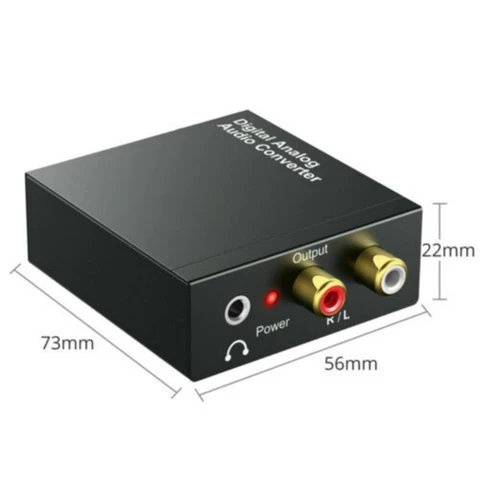 Цифро-аналоговый преобразователь звука SPDIF Optical Toslink Coaxial для PS3/4 HDTV