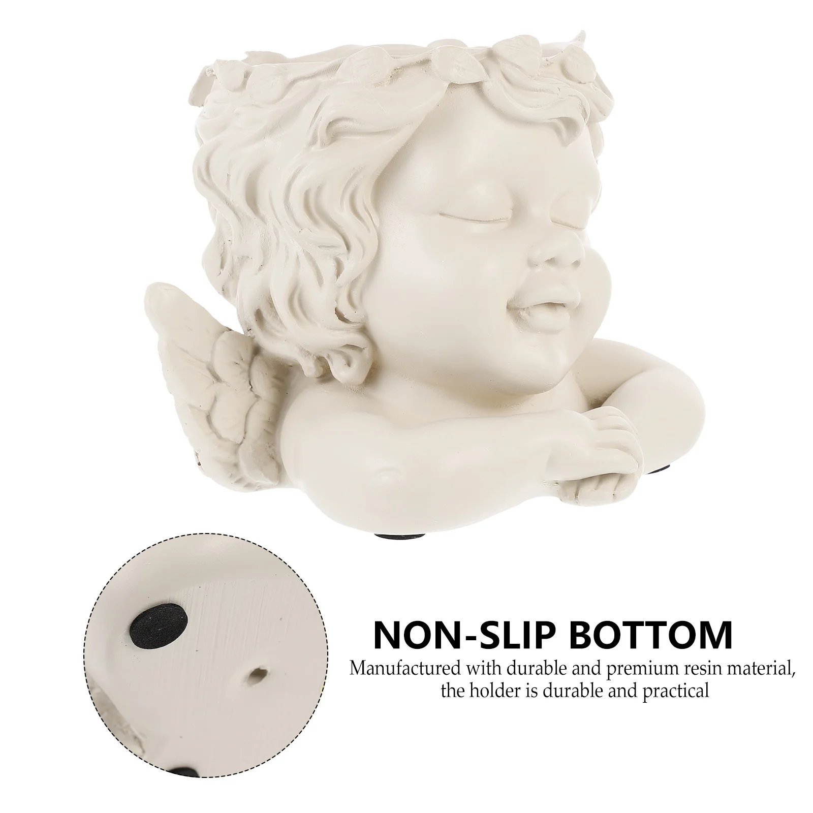 1Pc Durable Elegant Creative Speaker Frame Angel Speaker Stand for Adornment Home