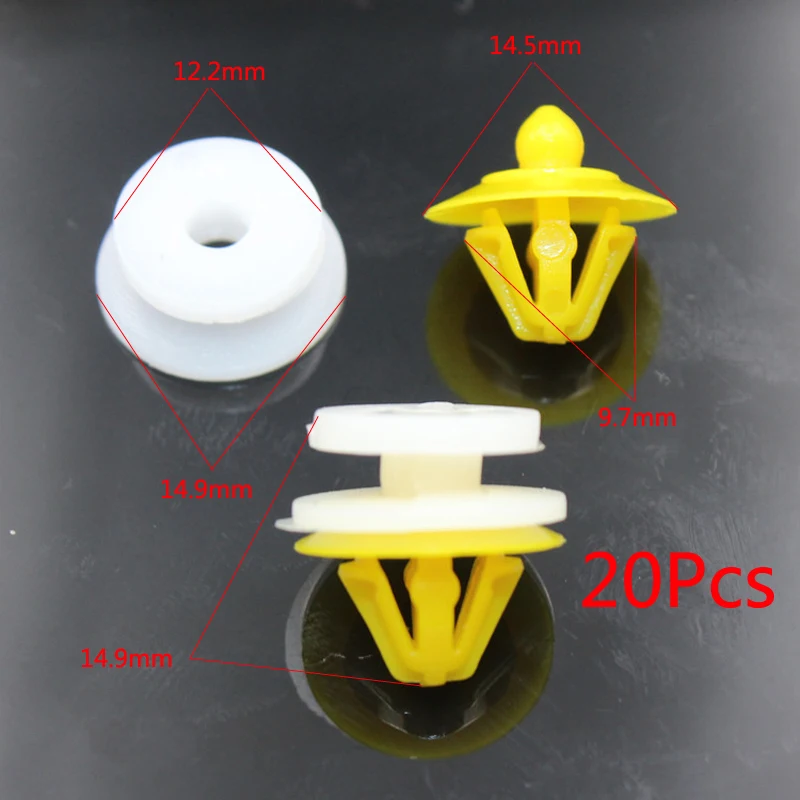 

20 шт., пластиковые автомобильные зажимы для дверей и колес Land Rover Discovery 3 4 Range Rover Sport Freelander 1 2