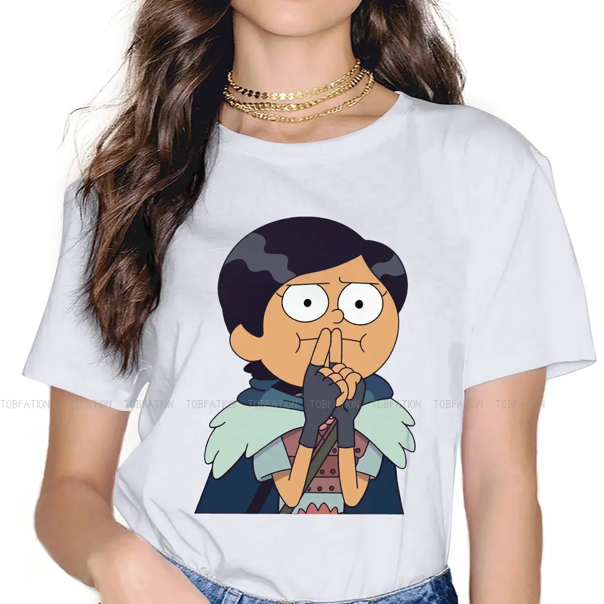 

Is A Lie Feminine Clothes Amphibia T-shirt Kawaii Vintage Female Clothing