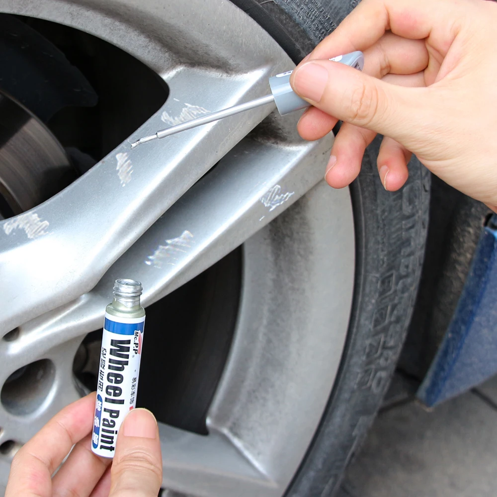 

Car Wheel Scratch Repair Paint Pen Aluminum Alloy Silver Spray Refurbishment Self-painting Wheel