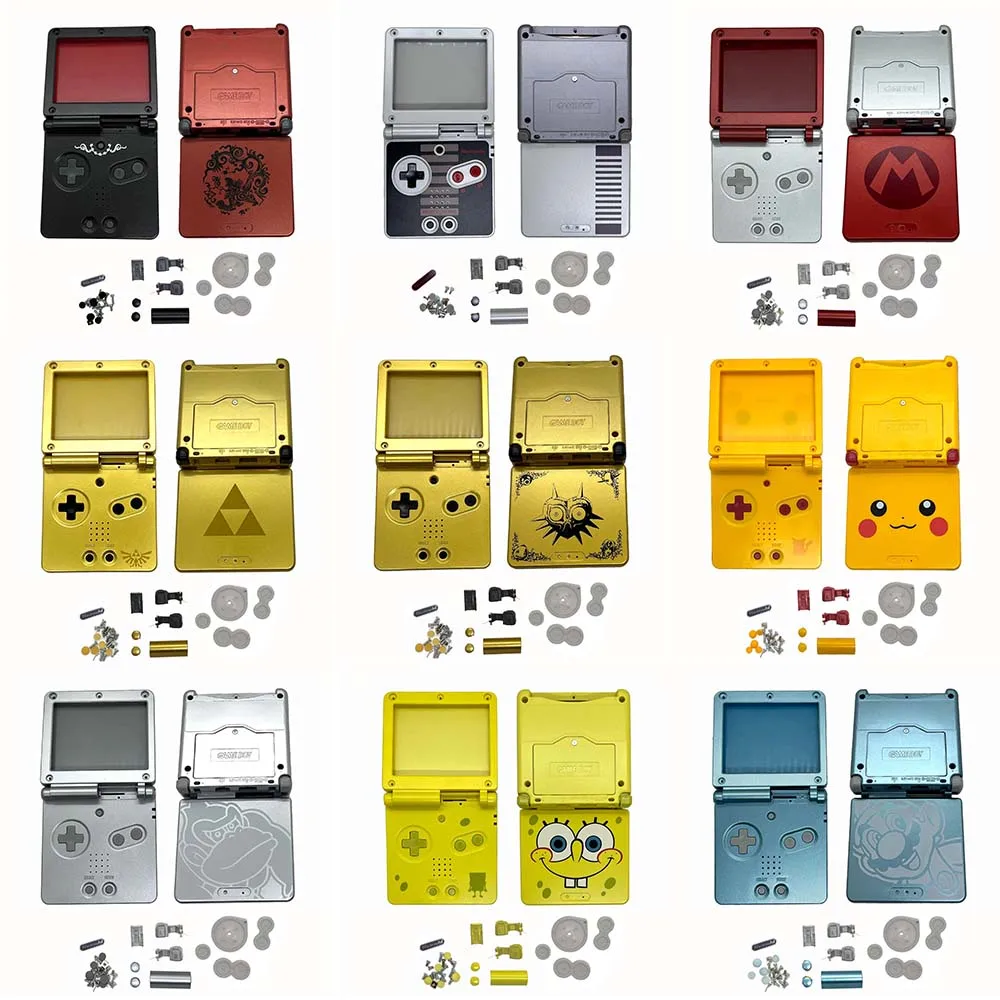 

New Housing Shell for Nintend Gameboy Advance SP GBA SP Shell Replacement For GBASP Game Console Housing Case Cover With Buttons