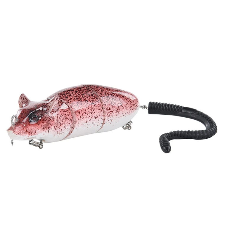 

Topwater Rat Swimbait 5.5inch 72g Floating Lifelike Wobbler 3 Sections Jointed Trout Lures Artificial Wakebait Fishing Lures