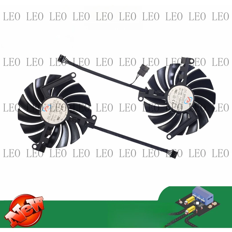 Вентилятор охлаждения видеокарты SS 85MM FSH9010B для PNY GeForce RTX 3060 3060 Ti Verto (art.: 3920da8b0daab) - 3920da8b0daab