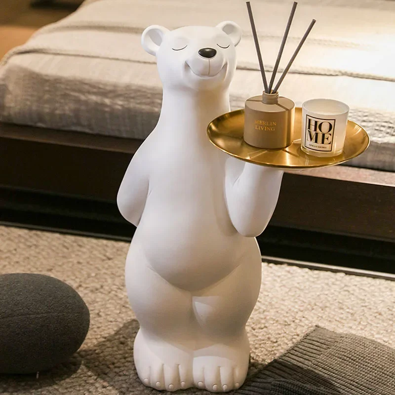 Фигурки для домашнего декора большой полярный медведь украшения приземления